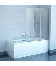 Шторка для ванны Ravak VS3 130 белый+грейп