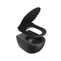 Сиденье для унитаза Ravak Uni Chrome Flat, черное, X01795
