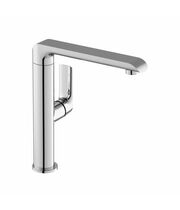Смеситель для умывальника Ravak Flat 016.00, поворотный излив, X070125