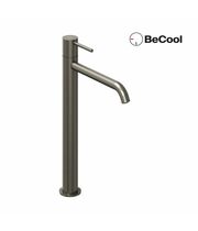 Смеситель для умывальника высокий Ravak ES 015.21GB Be Cool, без клапана, 340 мм, графит, X070407