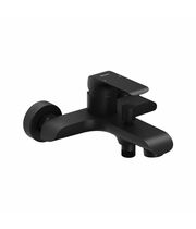 Смеситель для ванны Ravak Flat 022.20/150, черный, X070175