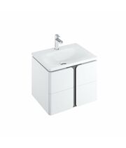 Тумба под умывальник Ravak SD Balance 600, белый/графит, X000001367