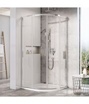 Уголок полукруглый Ravak BLSCP4-90 блестящий + Транспарент, X3BM70C00Z1