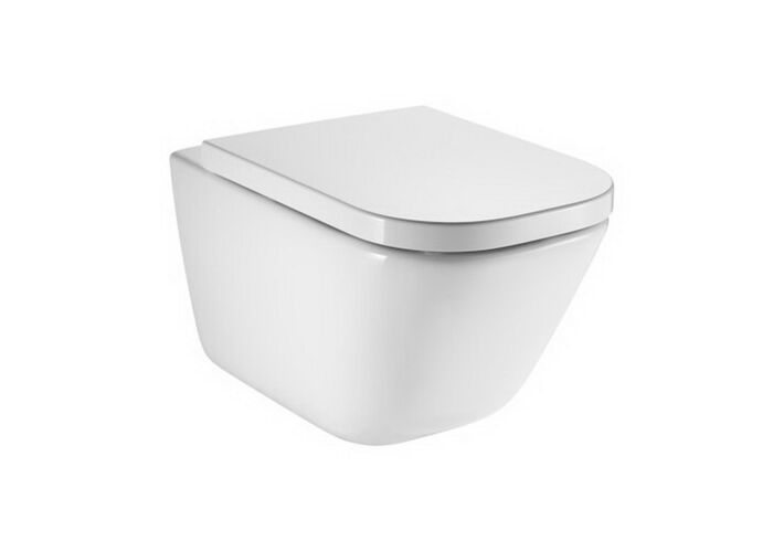 Унитаз подвесной Roca Gap 35x54, безободковый, 734647L000