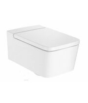Унитаз подвесной Roca Inspira 37x56, безободковый, белый, 34653700