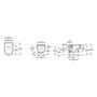 Унитаз подвесной Roca Ona Rimless, с крышкой Slim Soft Close, A34H688000