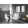 Тумба под умывальник Roca Gap ZRU9302879 58x44x60, глянцевый белый
