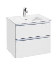 Тумба под умывальник Roca The Gap 60 см, белый глянец, A857397806