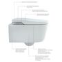 Унитаз-биде Roca In-Wash Inspira, подвесной, 7803060001