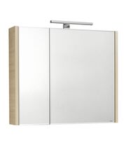 Зеркальный шкаф Roca Etna 80 см, дуб верона, 7857304445