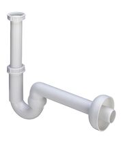 Сифон для умывальника Viega 406462, трубный, пластик, белый, 5/4x40
