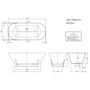 Ванна квариловая Villeroy&Boch Antheus 175x80, UBQ175ANH7F4BCV-RW
