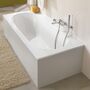 Ванна квариловая Villeroy&Boch Oberon 180x80, с ножками, без отв перелива, белая, UBQ180OBE2V-01