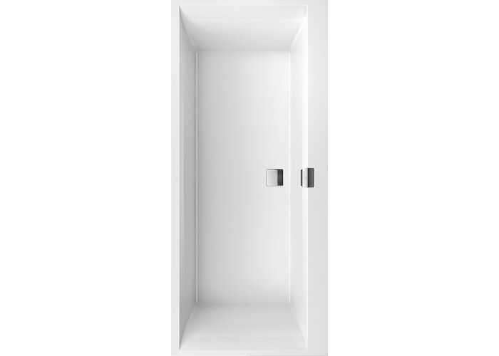 Ванна квариловая Villeroy&Boch Squaro Edge 12 170x75, с ножками, слив-перелив, белая, UBQ170SQE2DV-01