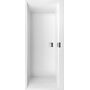 Ванна квариловая Villeroy&Boch Squaro Edge 12 170x75, с ножками, слив-перелив, белая, UBQ170SQE2DV-01