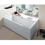 Ванна квариловая Villeroy&Boch Squaro Edge 12 170x75, с ножками, слив-перелив, белая, UBQ170SQE2DV-01