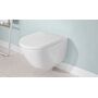 Подвесной унитаз Villeroy& Boch Subway 3.0 56x37, с сиденьем, 4670TS01