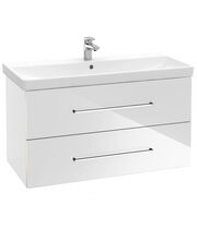Тумба под умывальник Villeroy&Boch Avento 76x52x45, 2 ящика, белый, A89100B4