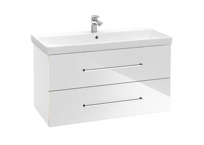 Тумба под умывальник Villeroy&Boch Avento 76x52x45, 2 ящика, белый, A89100B4