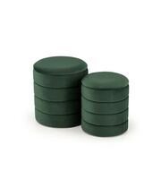 Комплект HALMAR PACHO (2 пуфа) зеленый