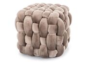 Пуф SIGNAL FARIS Velvet темно-бежевый..