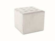 Пуф SIGNAL LORI Velvet Bluvel 03 светло-серый..