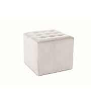 Пуф SIGNAL LORI Velvet Bluvel 03 светло-серый