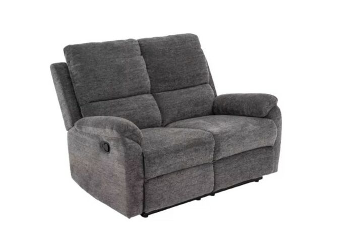 Диван SIGNAL SPENCER 2 Velvet Raven 15 раскладной, серый