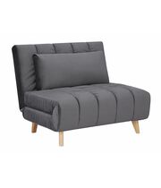 Диван SIGNAL BILLY Velvet tap. 139 раскладной, серый/бук