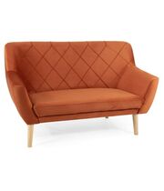 Диван SIGNAL KIER 2 Velvet Bluvel 4215 корица/бук