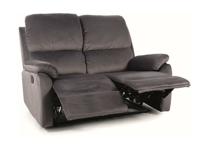 Диван SIGNAL SPENCER 2 Velvet Bluvel 14 раскладной, серый