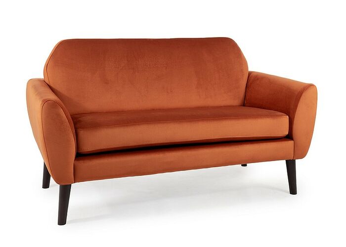 Диван SIGNAL MENA Velvet Bluvel 4215 корица/венге