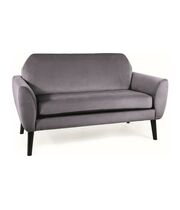 Диван SIGNAL MENA Velvet Bluvel 14 серый/венге