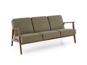 Диван HALMAR MILANO 3S tap. Castel 39 оливков..