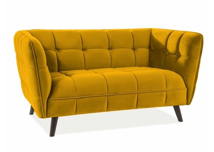 Диван SIGNAL CASTELLO 2 Velvet Bluvel 68 карри/венге