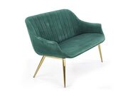 Софа HALMAR ELEGANCE 2 XL темно-зеленый/золот..