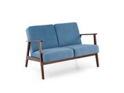 Диван HALMAR MILANO 2S tap. Castel 74 синий/о..