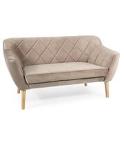 Диван SIGNAL KARO 2 Velvet Bluvel 40 темно-бежевый/бук