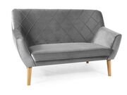 Диван SIGNAL KIER 2 Velvet Bluvel 14 серый/бу..