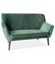 Диван SIGNAL KIER 2 Velvet Bluvel 78 зеленый/венге