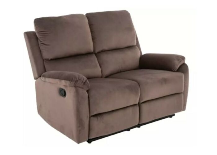 Диван SIGNAL SPENCER 2 Velvet Bluvel 38 раскладной, капучино