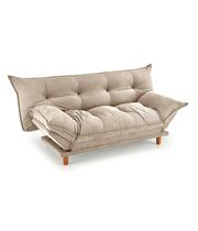 Диван HALMAR PILLOW раскладной, бежевый/дуб