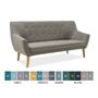 Диван SIGNAL NORDIC 3 Velvet Bluvel 78 зеленый/бук
