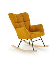 Кресло-качалка HALMAR VASCO горчичный