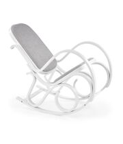 Кресло-качалка HALMAR MAX BIS PLUS серый/белый