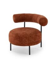 Кресло HALMAR HAZARD корица/черный