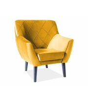 Кресло SIGNAL KIER 1 Velvet Bluvel 68 карри/венге