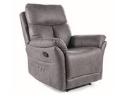 Кресло SIGNAL HADES tap. 207 раскладное, серы..