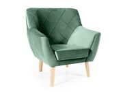 Кресло SIGNAL KIER 1 Velvet Bluvel 78 зеленый..