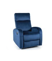 Кресло SIGNAL OLIMP Velvet Bluvel 86 раскладное, синий